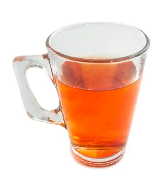 Cup of tea isolated on white background Stock Photos