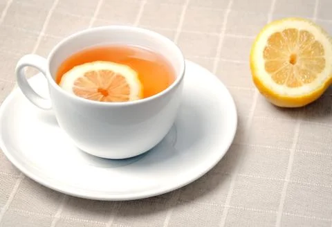 Cup of tea with  lemon Photos