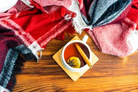 Cup of tea with lemon Stock-Fotos