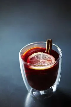 Cup of tea with lemon Stock Photos
