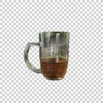 A cup of tea with no background Stock Photos