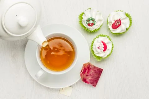 Cup of tea Stock Photos