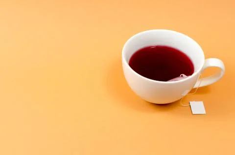 Cup with tea on the table Stock Photos