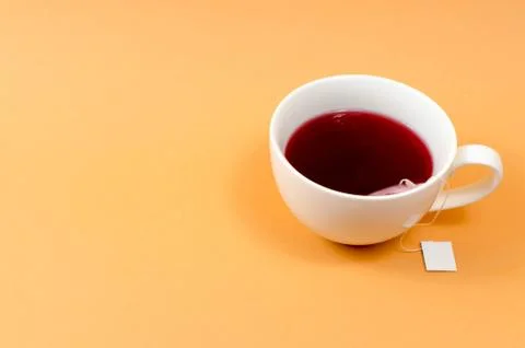 Cup with tea on the table Stock Photos