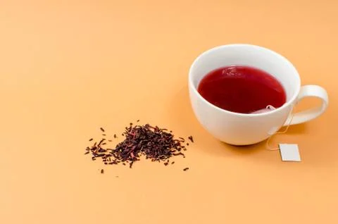 Cup with tea on the table Stock Photos