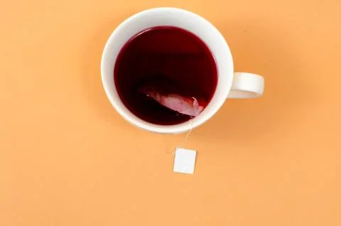 Cup with tea on the table Stock Photos