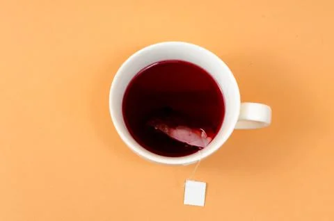 Cup with tea on the table Stock Photos