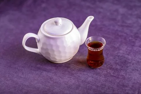 A cup of tea in a table Fotos Stock