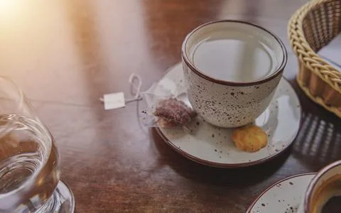 Cup of tea, tea time. Stock Photos