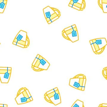 Cup tea vector seamless pattern color イラスト素材