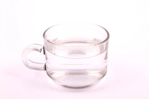 Cup of tea on a white background . Stock Photos