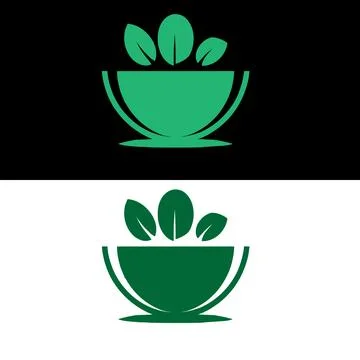 Cup-tree-leaf Illustrazione stock