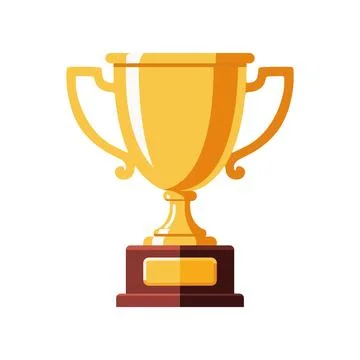 Cup trophy Gold isolated Stockillustratie