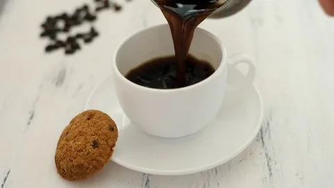 Cup of turkish coffee Stock Footage 74307279