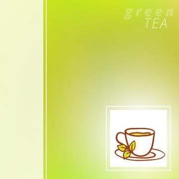 Cup Vector hand drawn background Stock Illustration