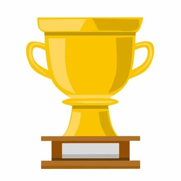 Cup vector icon. Trophy or award. Stock Illustration