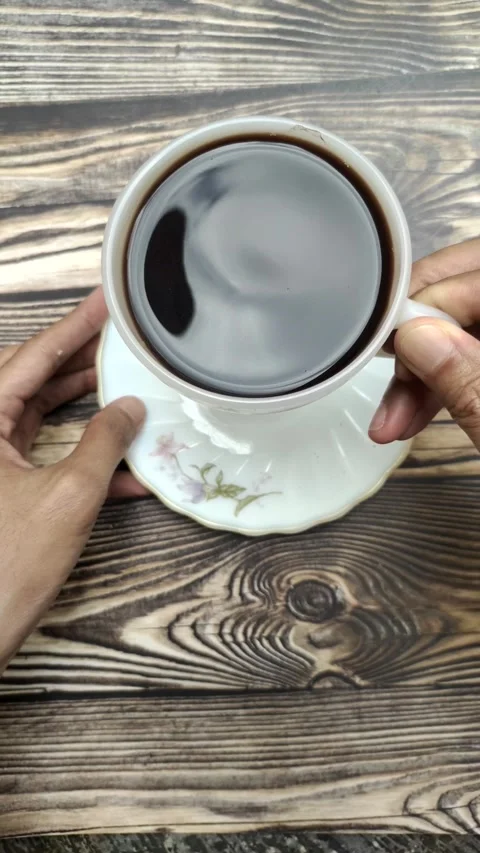 A  Cup of Warm Chocolate Drink Stock Footage 314097225