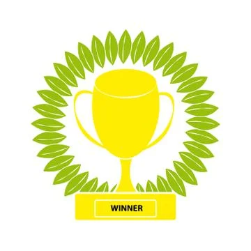 Cup on white background Stock Illustration