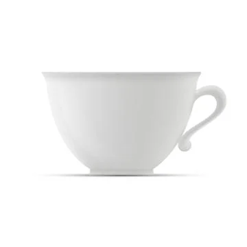 Cup on white background Stock-Illustration