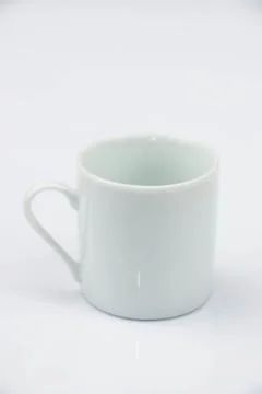 Cup on white background Stock Photos