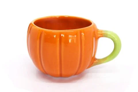 Cup on white background Foto stock