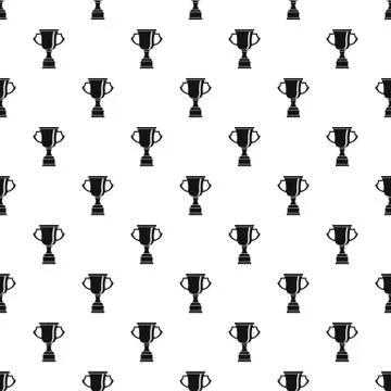 Cup for win pattern Illustrazione stock