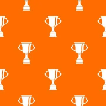 Cup for win pattern seamless Stock Illustration