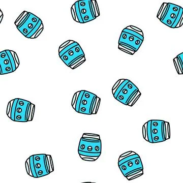Cup wine glass vector seamless pattern Illustrazione stock