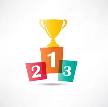 Cup winner icon Stock Illustration