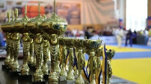 Cup Winners. Stock Footage 12292749