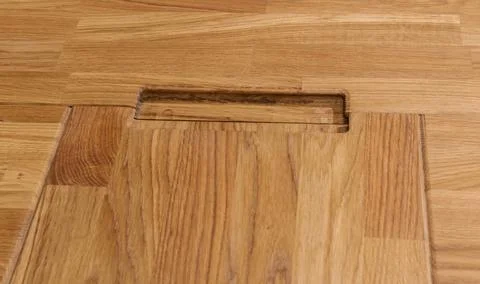 Cupboard drawer with a handle close view photo, wooden eco furniture elemen.. Photos