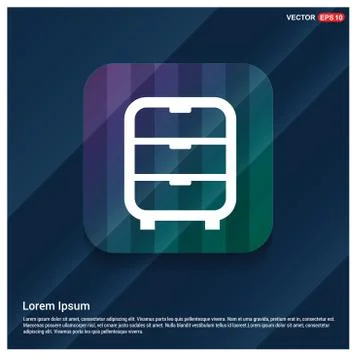 Cupboard Icon Stock Illustration