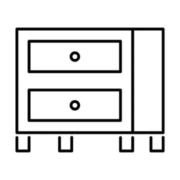 Cupboard Icon Stock Illustration