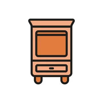 Cupboard icon vector design templates simple and modern Stock Illustration