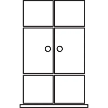 Cupboard Stock Illustration