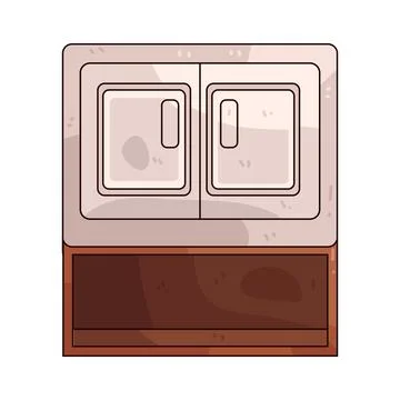 Cupboard illustration Stock Illustration