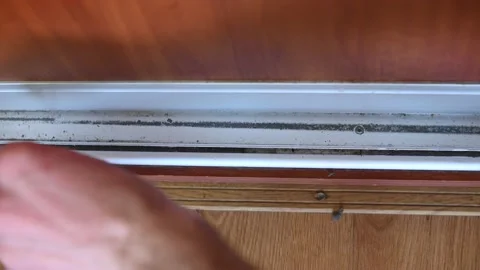 Cupboard rollers repair Stock Footage 178014513