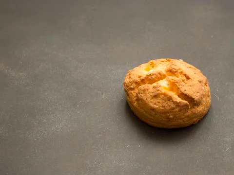 Cupcake is on the black table Stock Photos