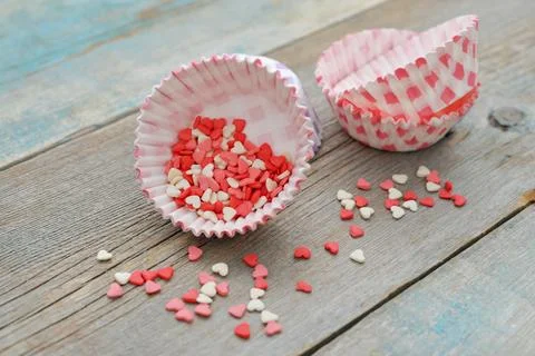Cupcake cases Stock Photos