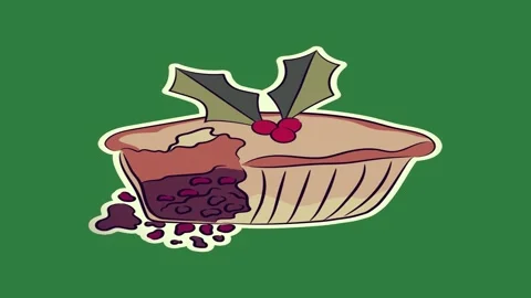 Cupcake cherry on top holly of it cup filled chocolate cher isolated isolated Stock Footage 336858140