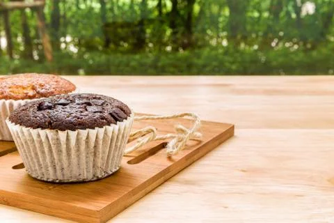 Cupcake for Coffee Break / Cupcake Background Stock Photos