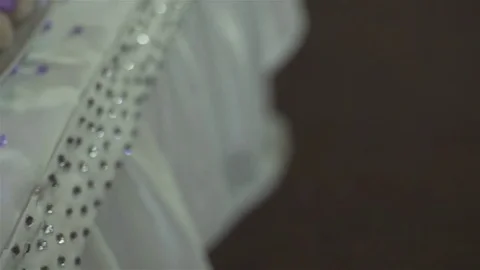 Cupcake. Decor, sweet table. White table with sweets. Wedding cakes and flowers. Stock Footage 76131366