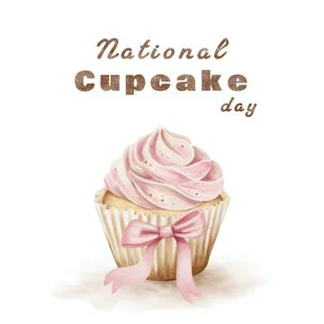 Cupcake decoration Stock Illustration