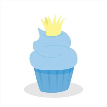 Cupcake dessert cartoon design vector illustrator Stock Illustration