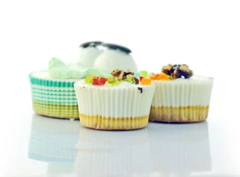 Cupcake  dessert Stock Photos