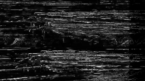 Cupcake Glitch - Screen Led Error Stock-Footage 107411874