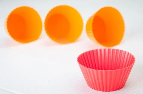 Cupcake holder Stock Photos