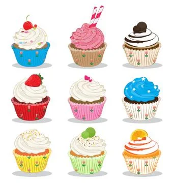 Cupcake Stock Illustration