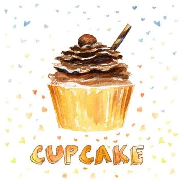 Cupcake Stock Illustration