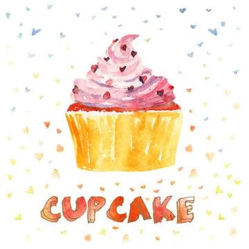 Cupcake Stock Illustration